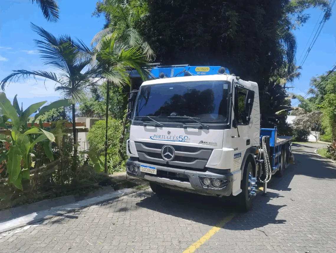 transportes em geral, locação de munck em Guarujá